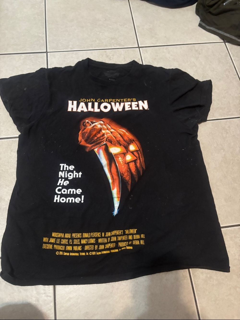 John Carpenter's Halloween Graphic Tee - Black